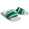 New Adidas Adilette Slides 'Green White' IG7501