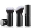Portable Retractable Makeup Brush - Multifunctional, Dustproof, Blush & Powder Beauty Tool.