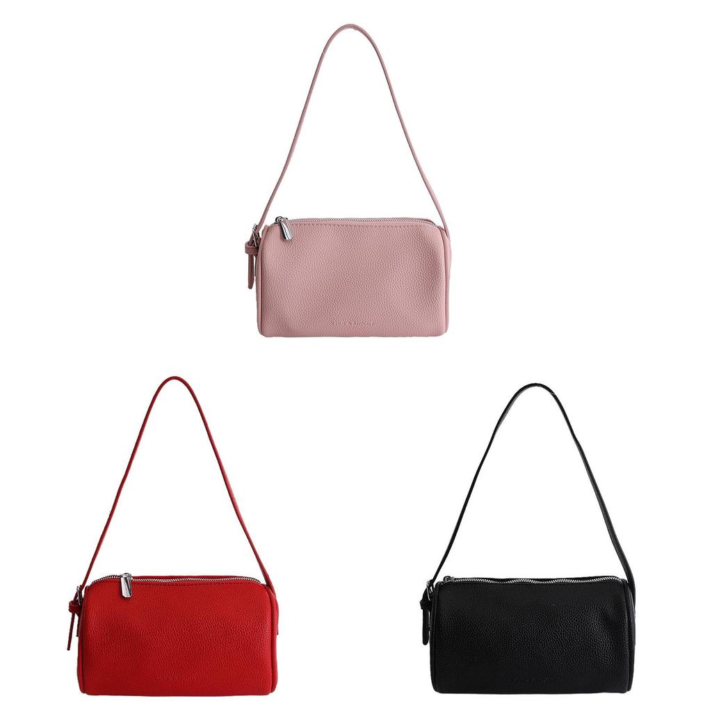 Pu Pillow Shape Shoulder Bag With Zipper Pocket For Daily Use And Fashionable Casual Style