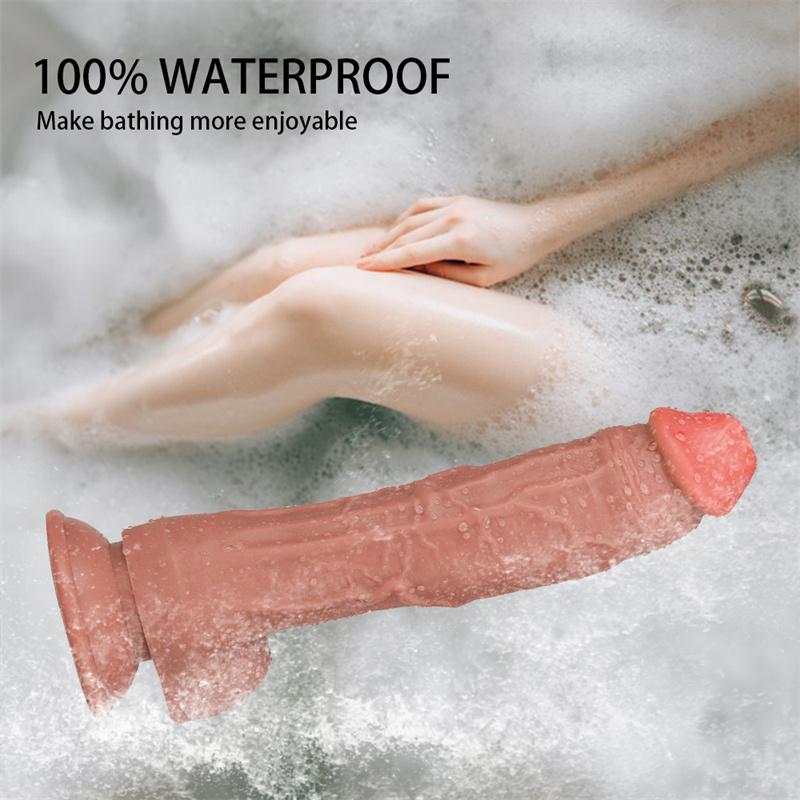 Manual Super Soft Liquid Silicone Dildo Female Products Masturbation Device Sex Toys Simulation Dildo