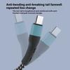 80W Super Fast Charging Three-in-one Data Cable One-to-one 3