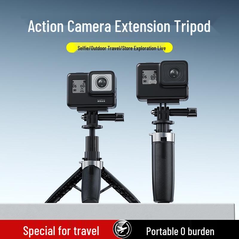 X30 Sports Camera Selfie Stick with One-Button Pop-Open Tripod and Extendable Mount