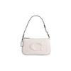 Nolita 19 Zipper Solid Color Smooth Leather Shoulder Tote Small Women's White