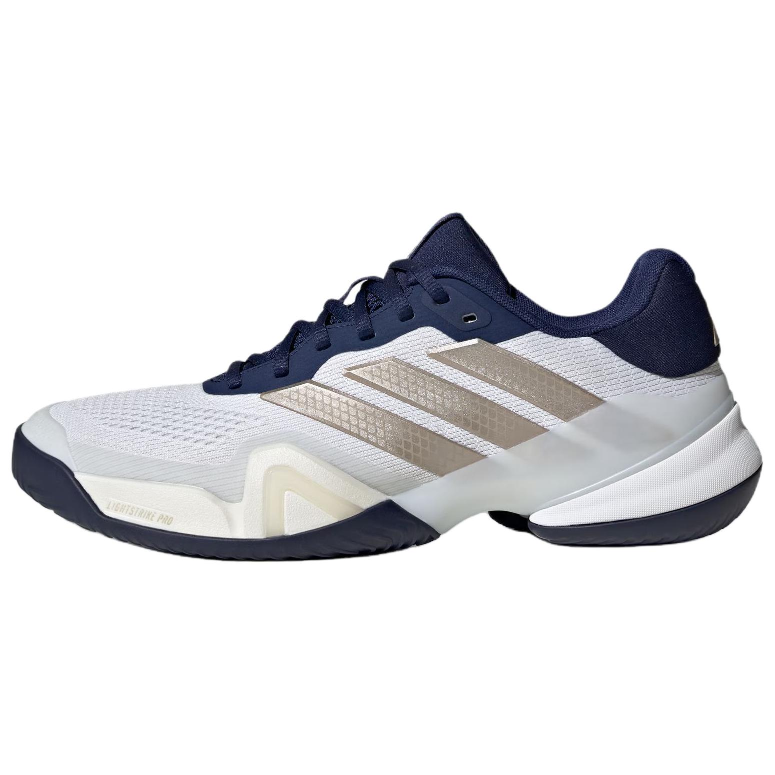 

Adidas Barricade 14 Comfortable Fit Low Top Tennis Shoes Men sneaker White Blue JR1743 40⅔