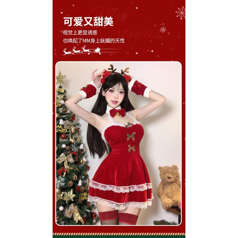 Domila's New Sexy Christmas Robe Is Hot and Free of Uniform Temptation Bedding Teasing Pajamas
