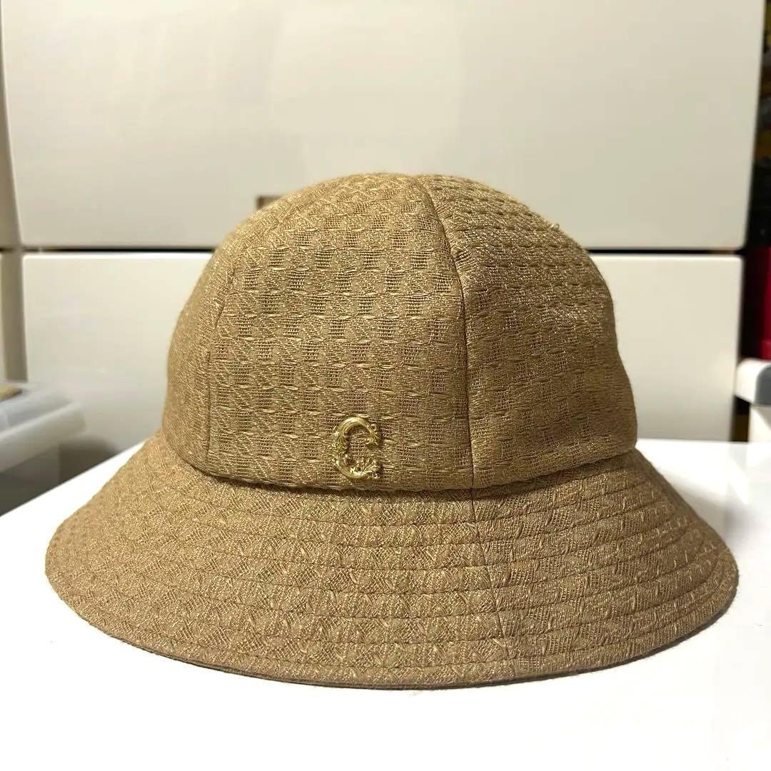 Used ca4la quilted bucket hat beige