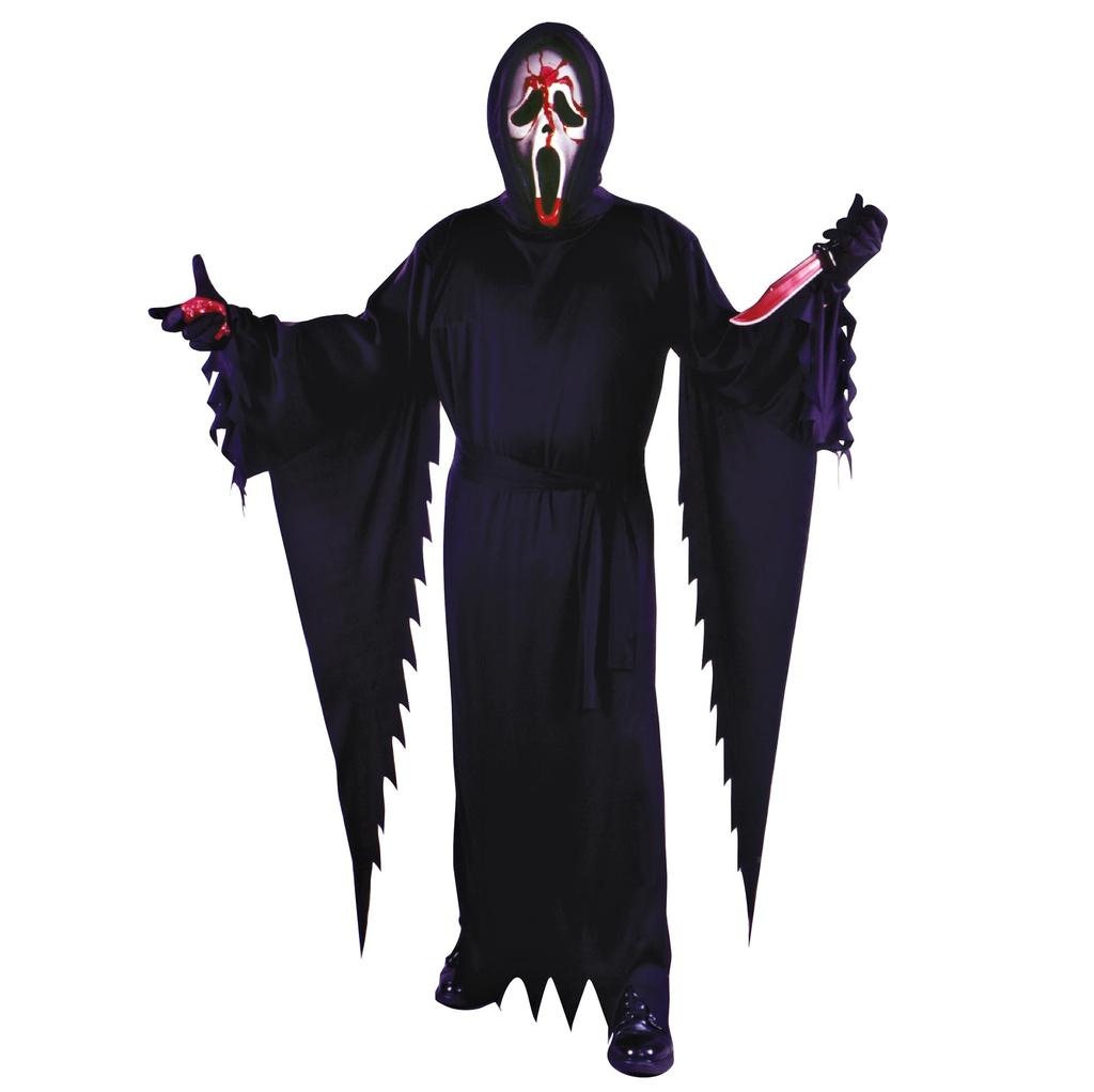 FunWorld Cosplay Bleeding Ghost Face Black Men's