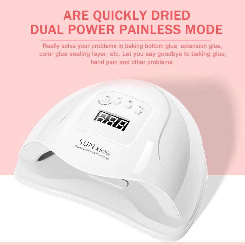 Limegirl sada na nehty 18/12 ks Sada gelových laků na nehty s UV LED lampou se sušičkou Soak Off Sada nástrojů pro manikúru Sada elektrických nástrojů na nehty