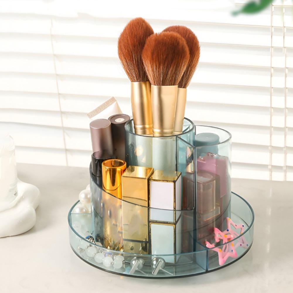 Simple Makeup Brushes Holder Multi-function Stationery Organizer Pen Storage Box  School Office