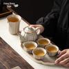 CHANGSHEGNYUAN Imitation Ru Kiln Travel Tea Set