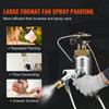 Spray Paint Pressure Pot Tank, 2L/0.5gal Lightweight Air Paint Pressure Pot, 1.8mm Nozzle Spray Paint Gun 3m Hoses for Home Decoration Architecture