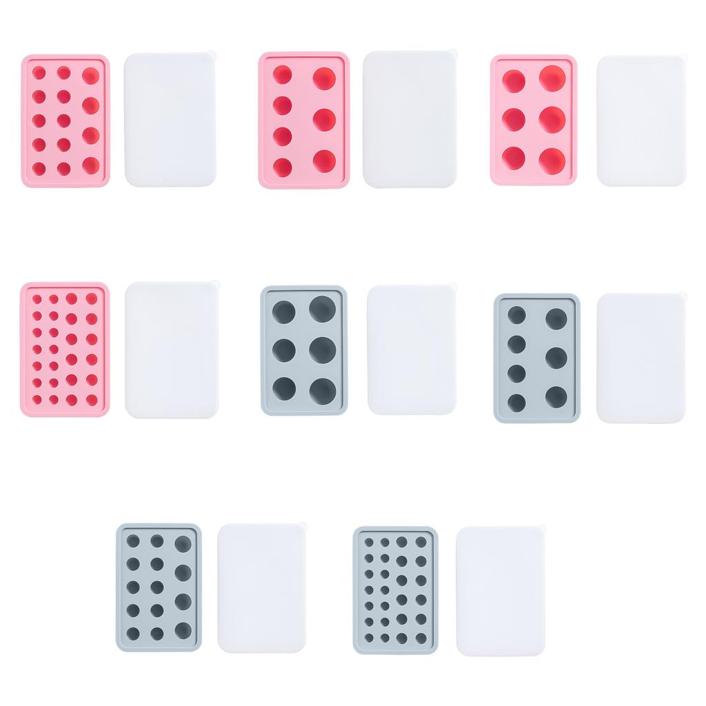 Forma do Kulek Lodu Sferycznych Wielokrotnego Użytku Okrągłe Kostki Lodu Silikonowe Formy Kuchenna Silikonowa Tacka na Kostki Lodu z Pokrywką do Zamrażarki