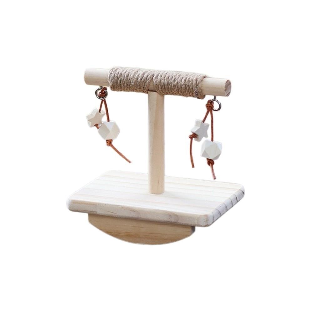 Bite-resistant Rocking Seesaw Wear-resistant Parakeet Teeterboard  Cage Accessory