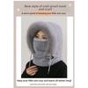 Windproof Hat for Women, Autumn and Winter Cycling, Keeping Warm and Ear Protecting. Outdoor One-piece Hood, Plush Scarf Mask