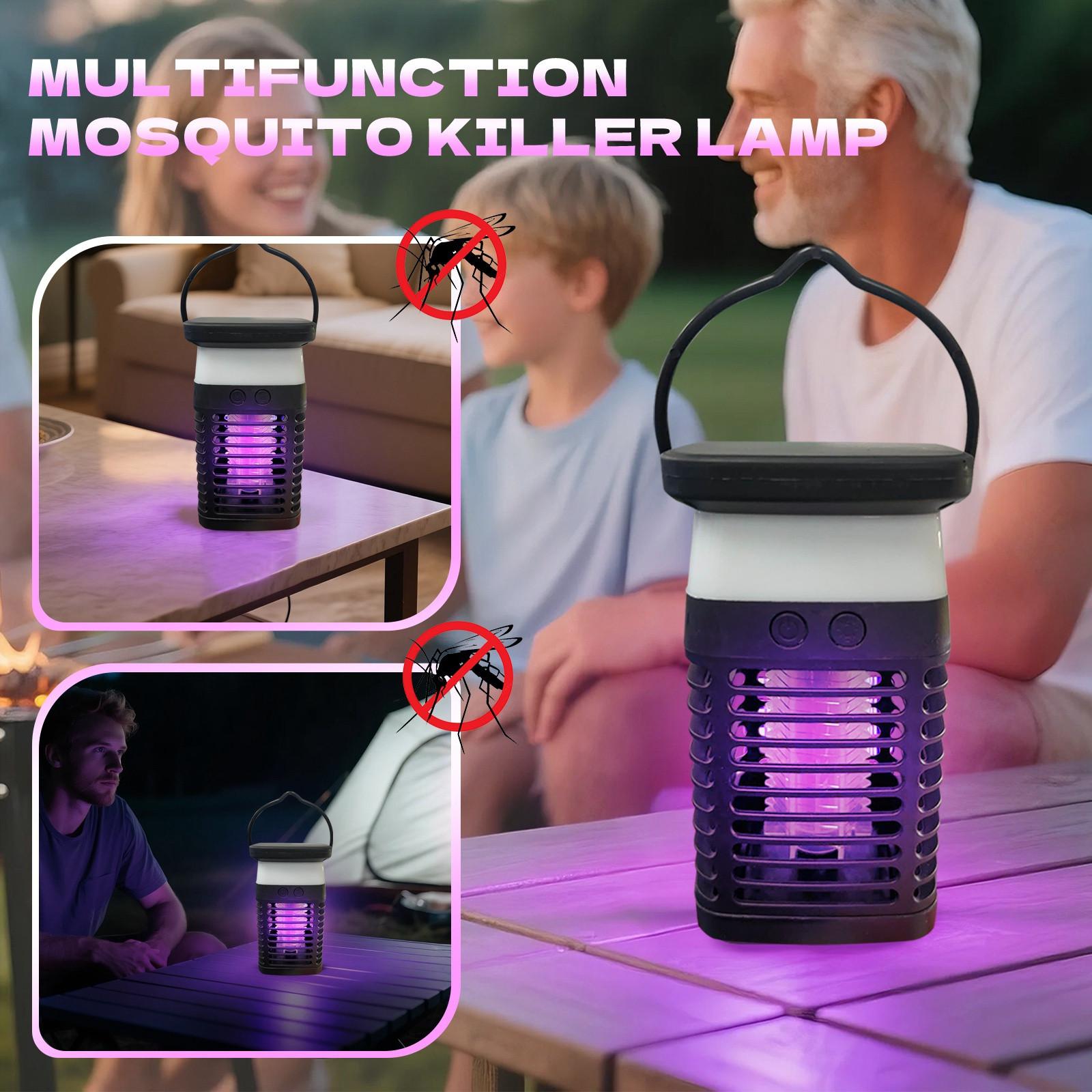 

Zapper Outdoor, портативный и перезаряжаемый Zapper Mosquito Zapper, электрический мухобойка с аккумулятором и ночником, беспроводной мухобойка One Size