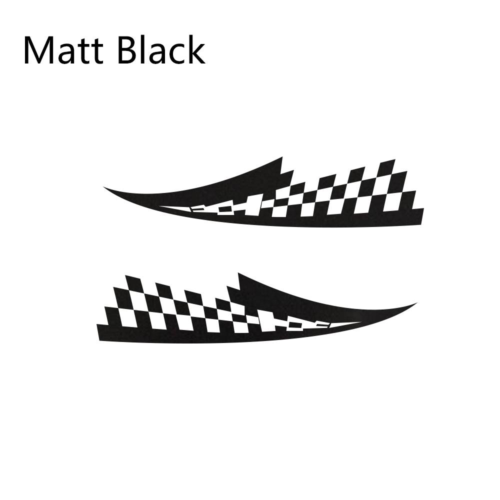 2Pcs Car Hood Over Stickers Vinyl Film Auto Racing Sports Styling DIY Decals Automobiles Car Accessories Auto Tuning Decoration