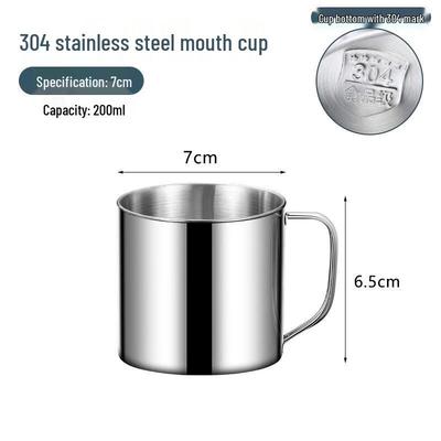 HANDUNYOU 304 Stainless Steel Kids Drinking Cup