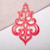 1Pcs Black White Red Moire Motif Patch Repair TrimDecoration Dly Home Furnishing Curtain Clothing Decoration