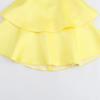 Sommer Sexy Solide Aushöhlen Mini Kleid Süße Y2k Backless Streetwear Kleider Weibliche Mode Chic Schlank Falte Strand Party Kleidung