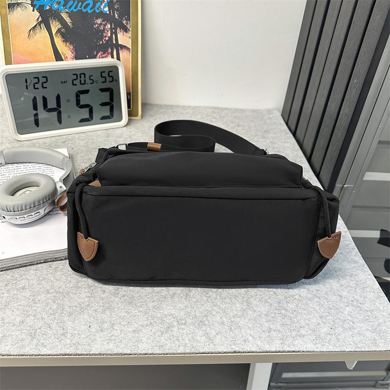 Herren Umhängetasche mit großem Fassungsvermögen Student Messenger Bag