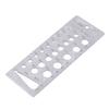 Drill Gauges 1.5-12mm Stainless Metric Bit Gauge for Accurate Measurement Equivalent Bolts And Wire Diameter Index Gauge