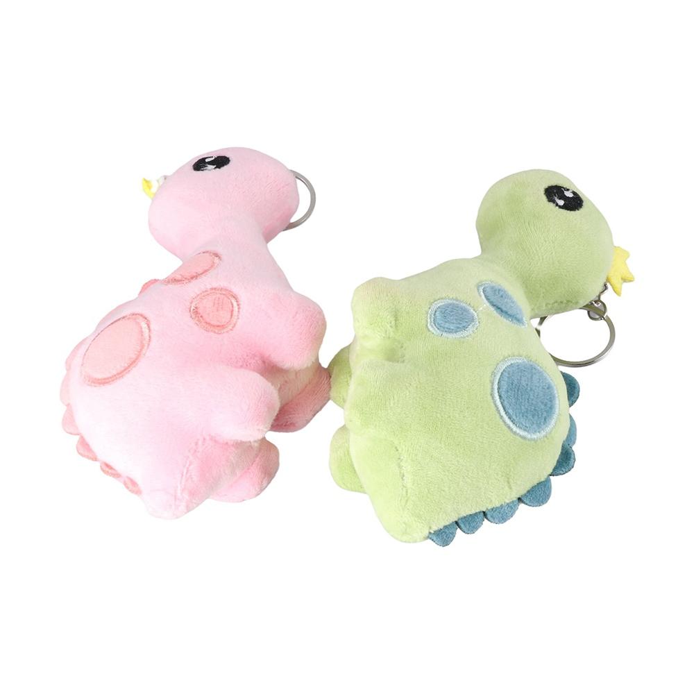 Cute Animal Dolls Keyring Cartoon Soft Toy Stuffed Toy Plush Pendant Dragon Doll Dinosaur Plush Toy