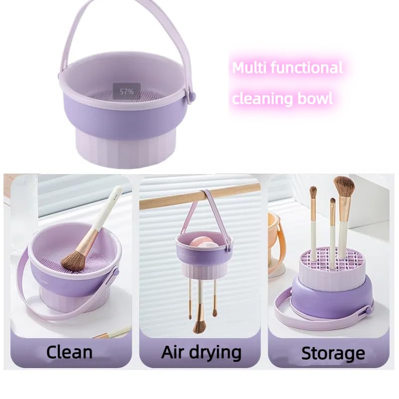 

Makeup Brush Cleaning Mat - Fast Cleaning in 30 Seconds with Deep Cleansing Silicone Bumps - Great Holiday Beauty Gift Idea United States