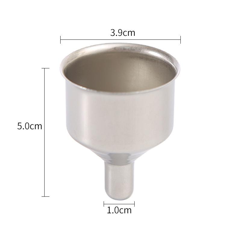 1PC kitchen funnel stainless steel funnel sub-bottling oil funnel wine funnel size portable household oil pot funnel