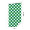 Green and white vichy check wallpaper for living room and bedroom 50x1000
