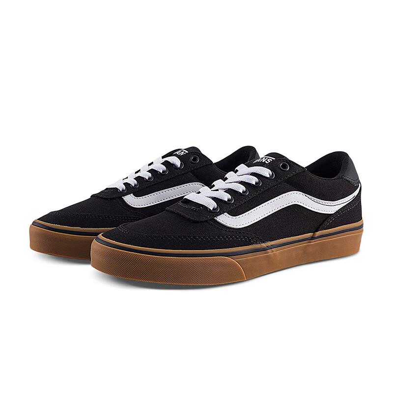 VANS Brooklyn LS Black Gum Sole Men's Canvas Shoes