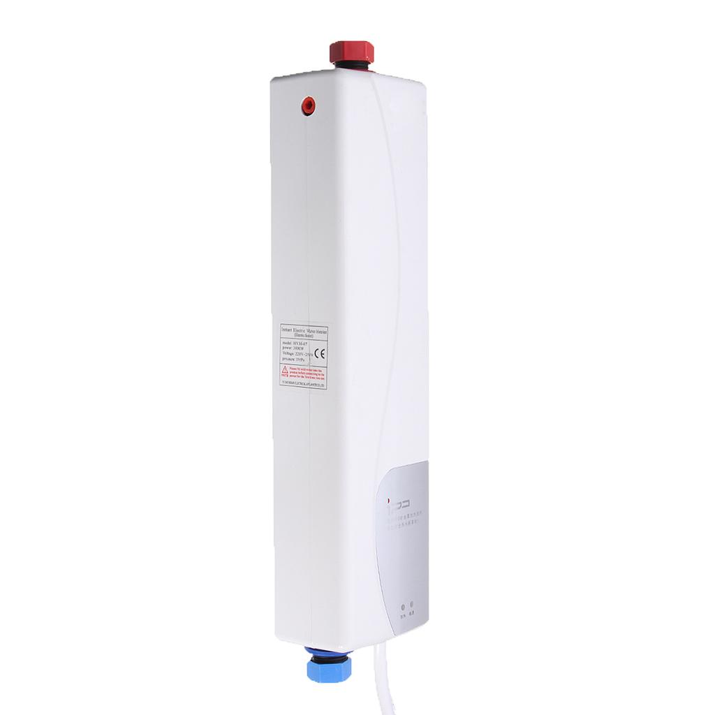 220V 3000W Instant Electric Water Heaters AU Plug Indoor Bathroom Tankless Household Practical Double Shell Water Heating
