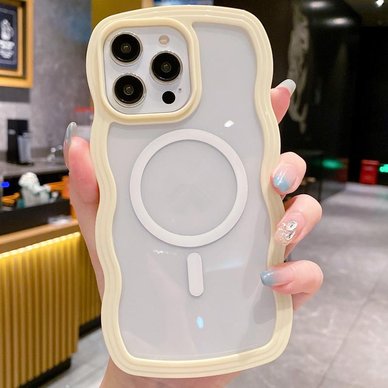 Transparent Magnetic Case for iPhone 17 Pro Max, Compatible with iPhone 13, 14, 15, 16