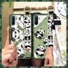 Ring Anti-knock Phone Case For OPPO Realme C3/C3i/Narz N10A Fashion Design Cartoon Dirt-resistant Durable Silicone Panda