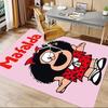 1pc Mafalda Comic Strips Collection Carpet for Playroom Bedroom Living Room Sofa Home Decor,kids Game Area Rug Non-slip Floor Mat Y73030