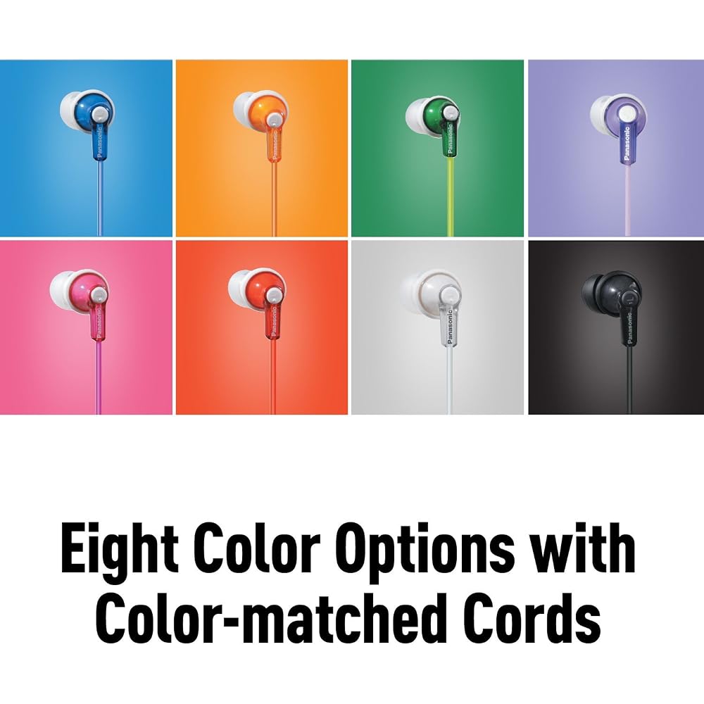 Panasonic RPHJE120V In-Ear Headphones, Violet