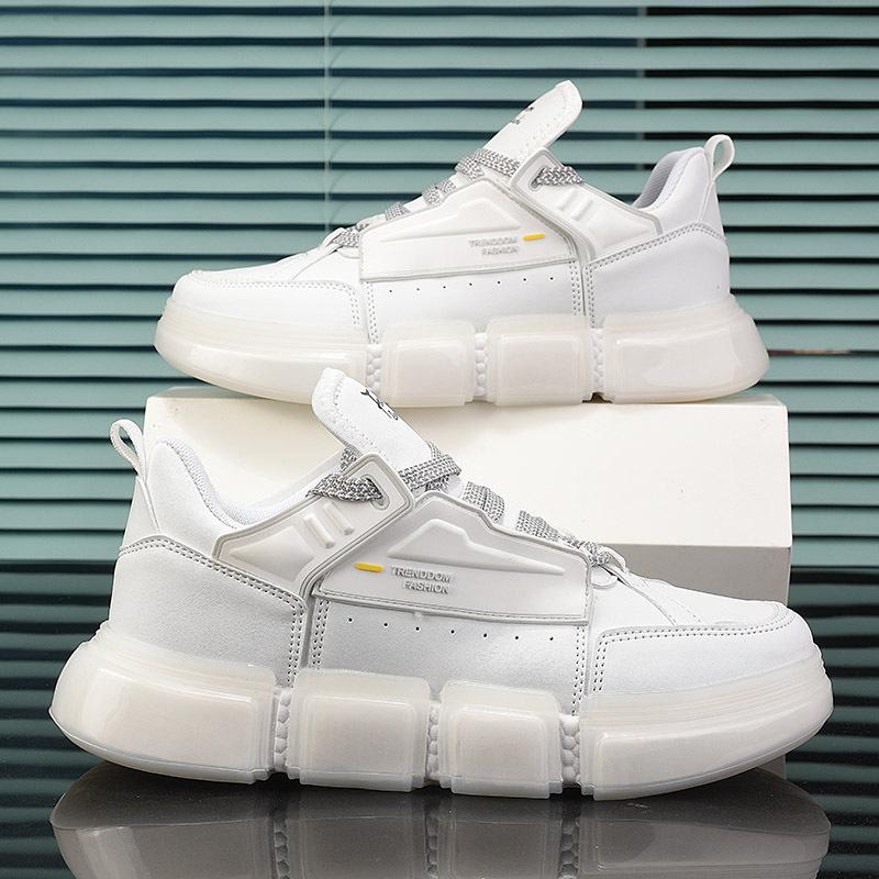 

Autumn and winter men s shoes 2025 popular national tide real popcorn thick sole heightening versatile middle help dad shoes ins tide shoes 44