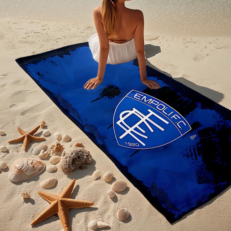 1PC Empoli Crest Design Beach Towel - Soft, Absorbent Microfiber, Lightweight, Ideal for The Beach, Parties, Travel, Camping fan gifts