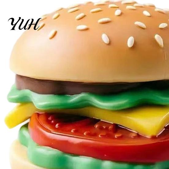 Anxiety Relief Gadgets Hamburger Squeeze Toy, Food Shape Slow Rising Fidget Realistic Fun Burger Soft Stress Sensory Toy for Toys