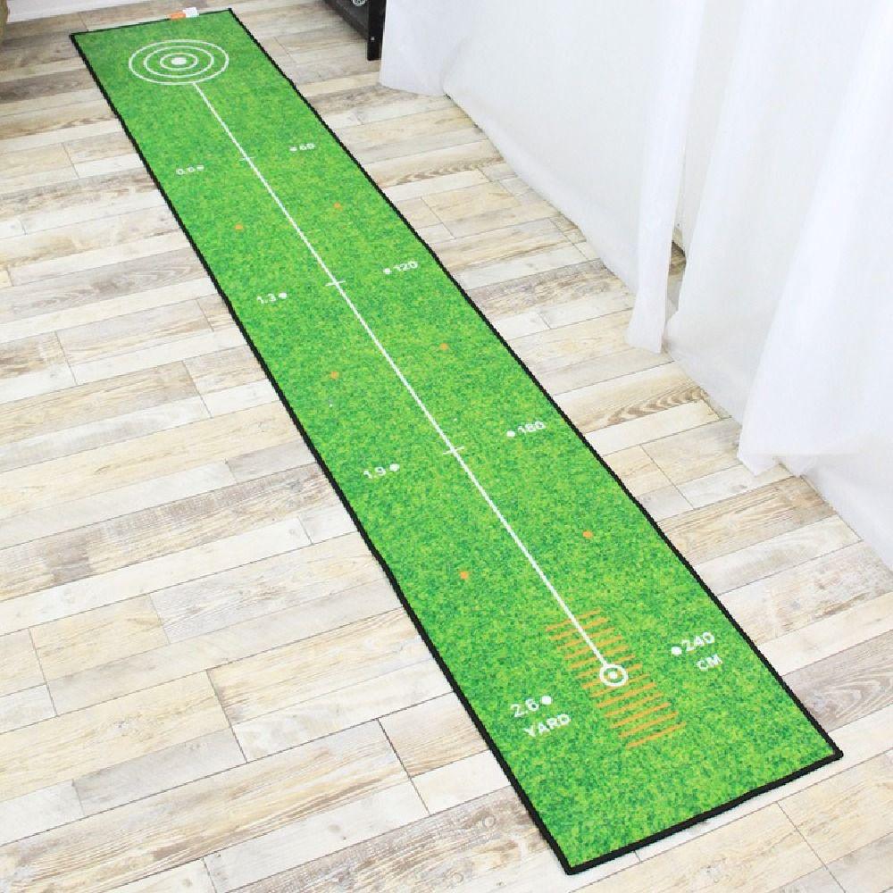 Anti-Slip Golf Training Pad 50X300cm Golf Hitting Mat Golf Putting Green Blanket  Indoor