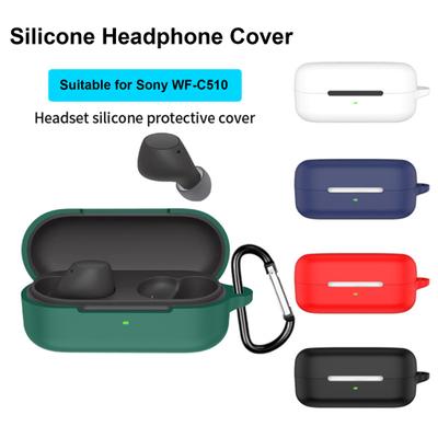 Flexible Earphone Protective Case Impact Resistant Shockproof Snug Fit Non-Slip Grip Protective Cover for Sony WF-C510