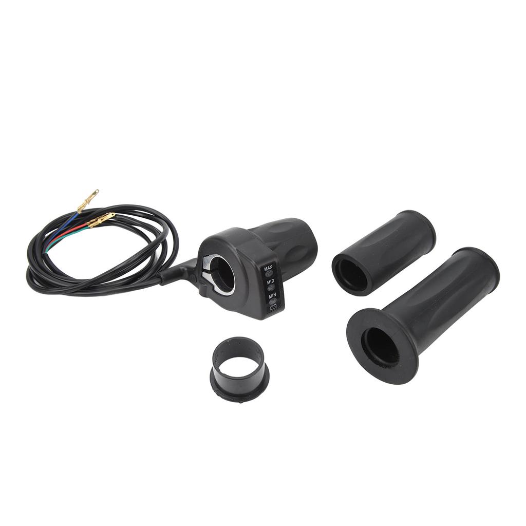 Electric Bike Throttle Grip Waterproof Twist Handlebar Accessories for Lithium Power Modification