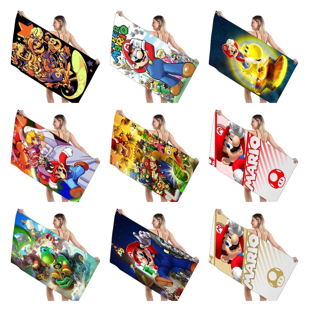 Children's Mario Beach Towel Super Soft And Absorbent!