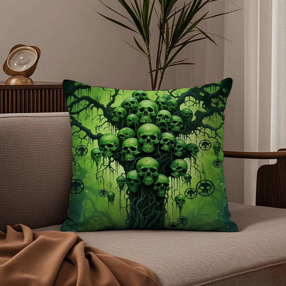 Games M-Magic The Gathering Pillow Case Pattern Printing Pillowcase Living Room Sofa Cushion Cover Bedroom Room Decor