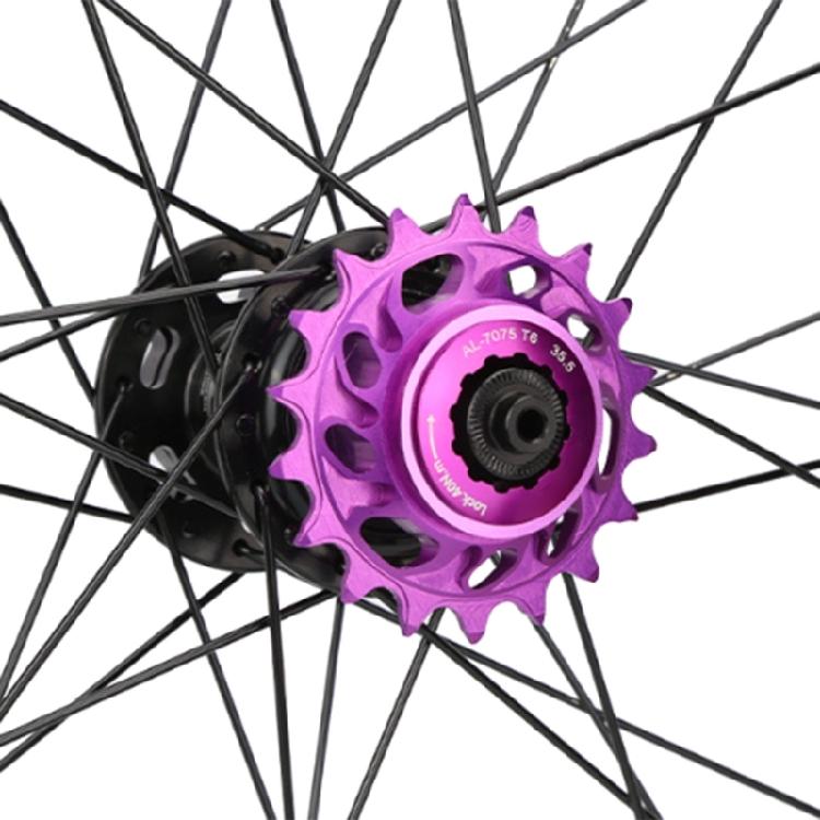 18T Single Speed Aluminum Alloy Cog Bike Freewheels High Strength 18T Single Speed Cog Bicycles Sprocket  Freewheels