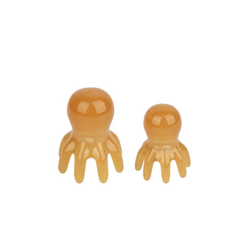 Portable Octopus Scalp Massager & Meridian Comb Artifact
