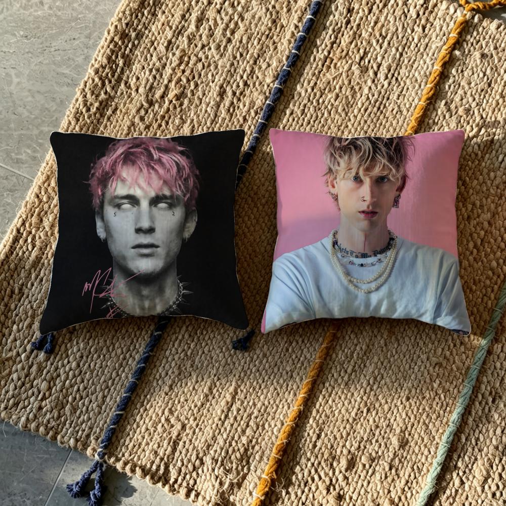 Mgk Colson Baker Machine Gun Kelly-Y Cushion Cover Natural Linen Pillowcase Set, All-In-One Decor For Sofa, Bedroom & Chair