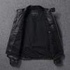 Chinese Size Men Leather Jacket Genine Cowhide Leather Motorcycle Style Cow Jackets for Men Autumn