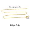 Vietnam Sa Gold Necklace Women Summer Cross-border Versatile Jewelry - Plain Chain Cross