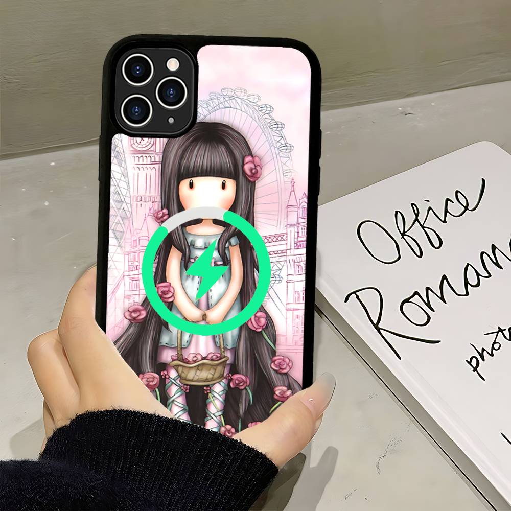 Japan Santoro G-Gorjuss Magnetic Wireless Phone Case For IPhone 17 16 15 14 Plus 13 12 11 Pro Max