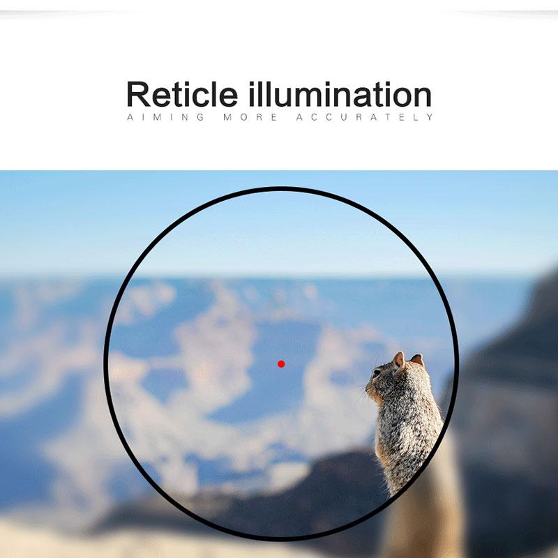 FIRE WOLF Red Green Dot Rifle Scope 32mm Scope Tactical Laser Scope for Hunting